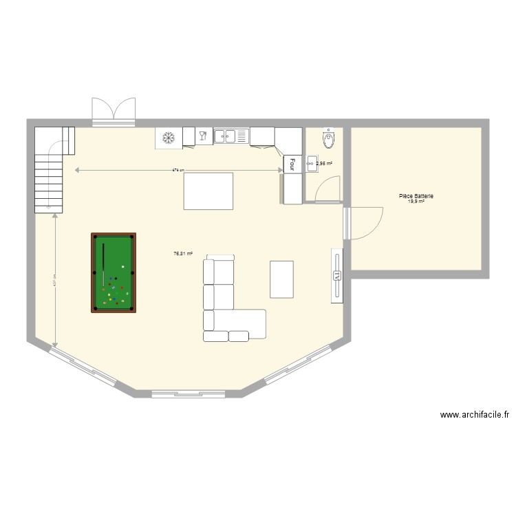 Maison montagne . Plan de 0 pièce et 0 m2