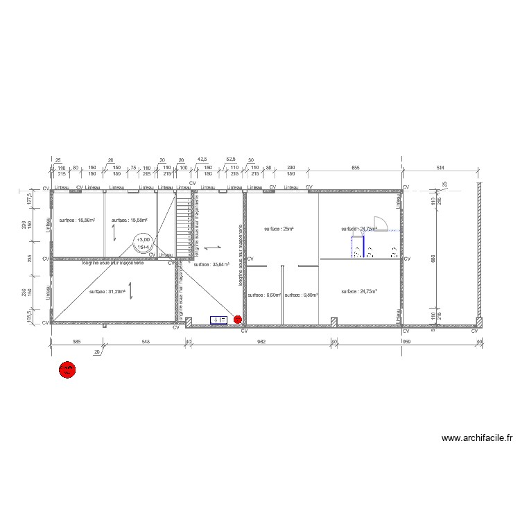 Normandie Acheminement Plomb Elec. Plan de 0 pièce et 0 m2