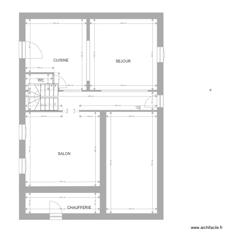 REMI SAINT LO. Plan de 
