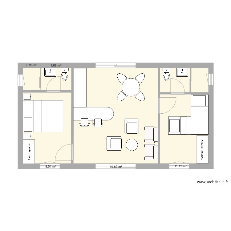 Mobile Sourbrodt. Plan de 0 pièce et 0 m2