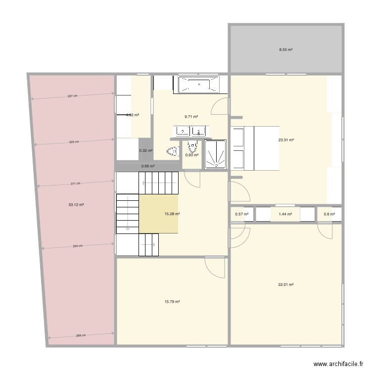 Raquette 1er V4. Plan de 0 pièce et 0 m2