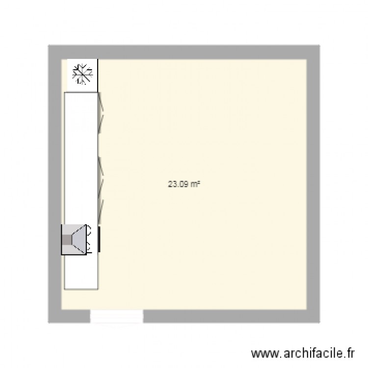 Cuisine. Plan de 0 pièce et 0 m2