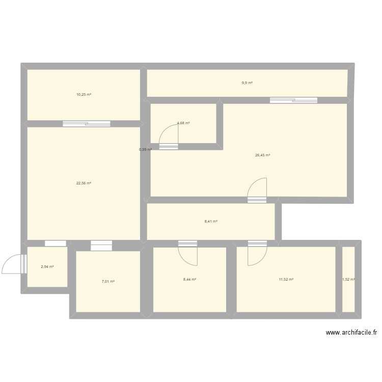 plan supreme ville . Plan de 12 pièces et 114 m2