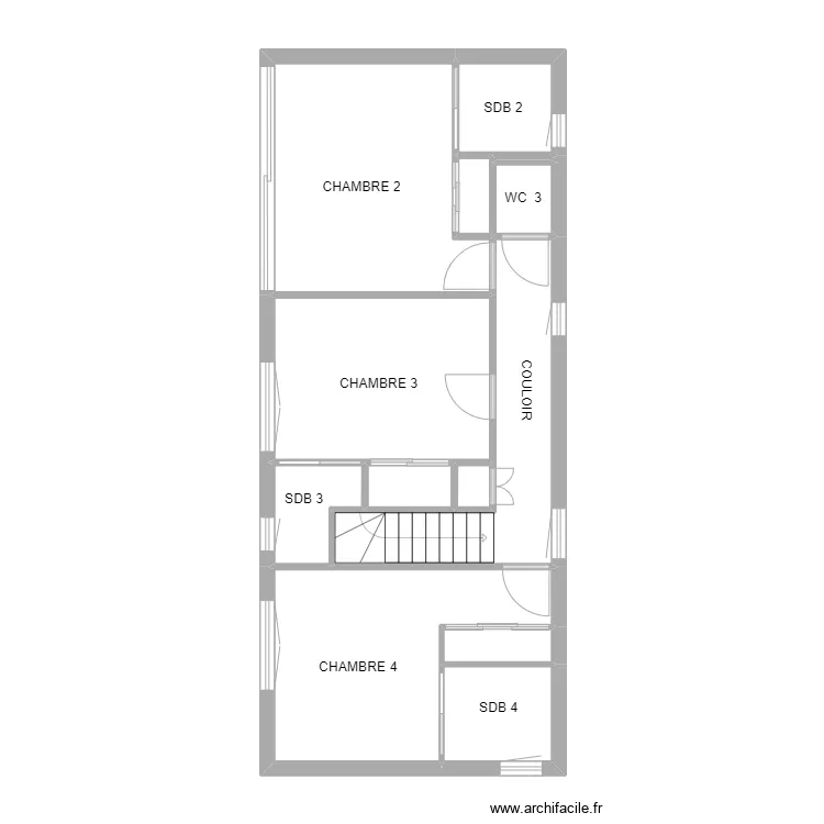 MAISON A ETAGE. Plan de MAISON A ETAGE. Plan de