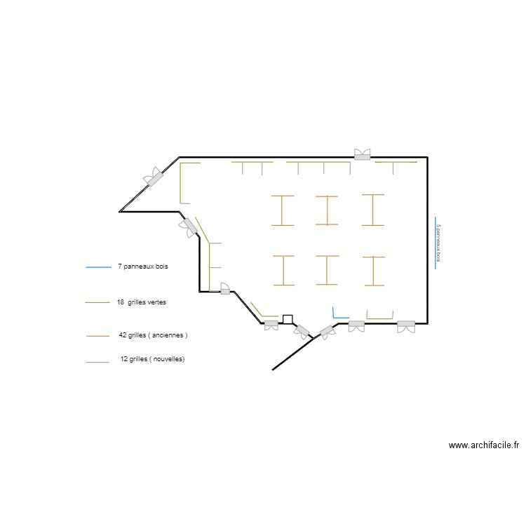 salon d art . Plan de 0 pièce et 0 m2