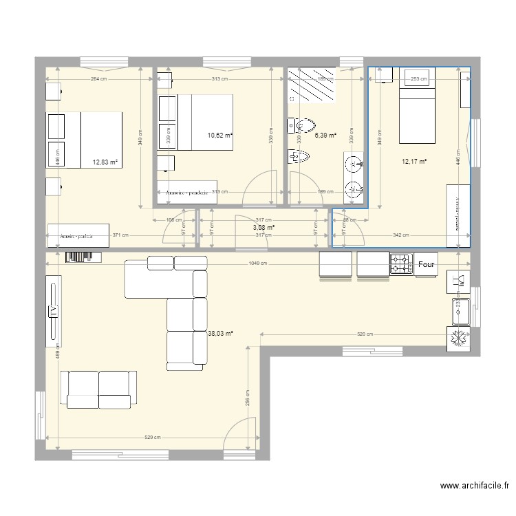 PLAN X. Plan de 0 pièce et 0 m2