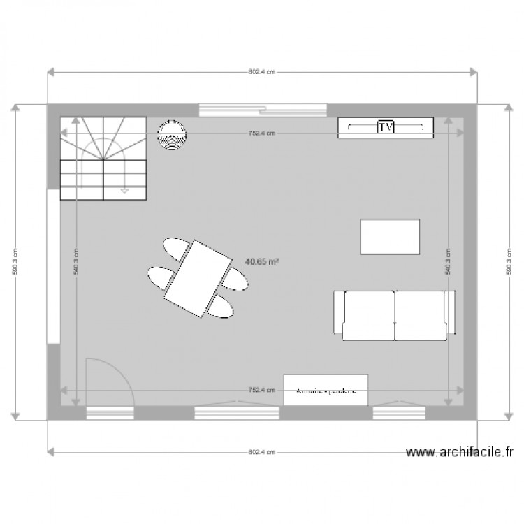 salon 1. Plan de 0 pièce et 0 m2