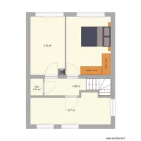 Magnolia &eacute;tage chambre meuble