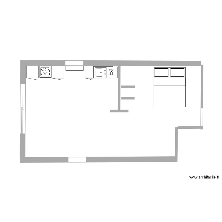 plan gite 3. Plan de 0 pièce et 0 m2