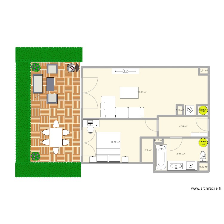 appartement Le port Marly. Plan de 0 pièce et 0 m2