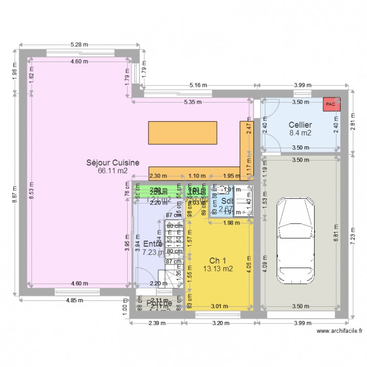 MAES. Plan de 0 pièce et 0 m2