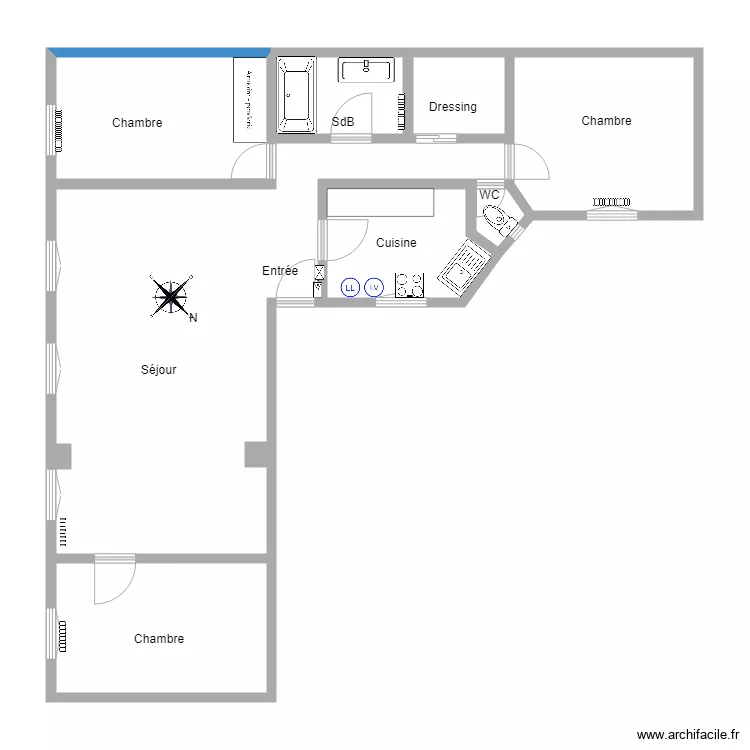 Croix Nivert 20. Plan de 