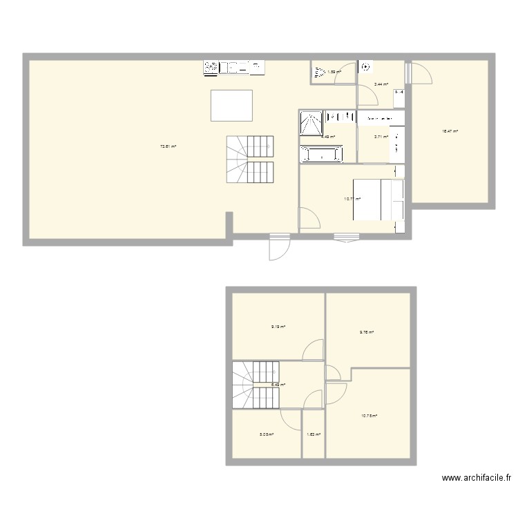 Maison Bruges 2. Plan de 0 pièce et 0 m2