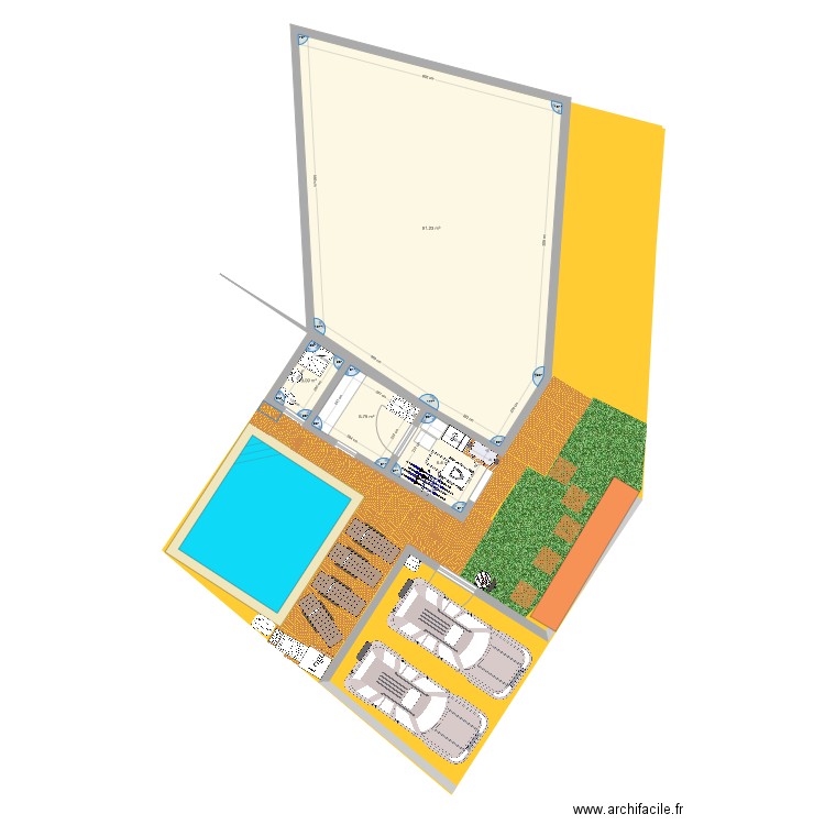 David 3. Plan de 0 pièce et 0 m2