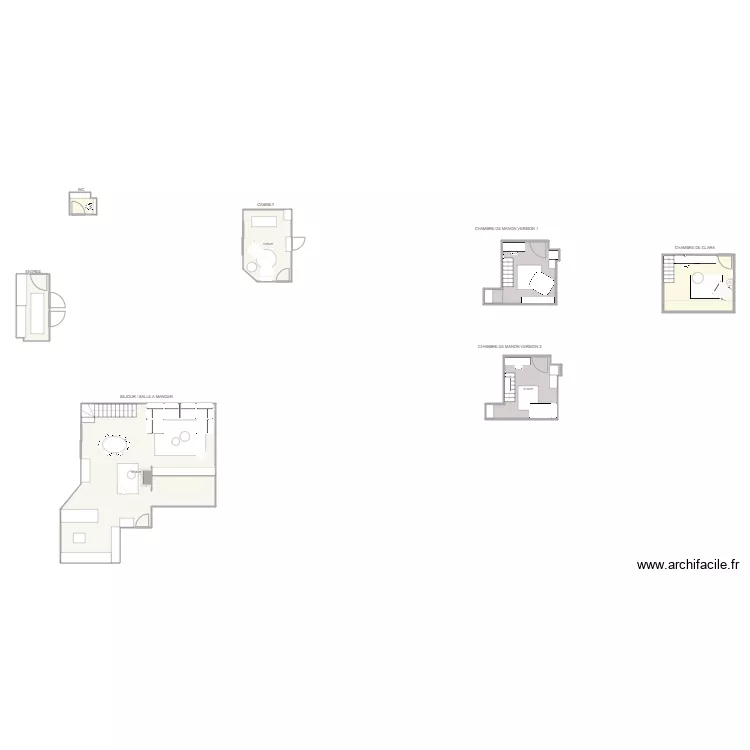 maison MICHAUDEL. Plan de maison MICHAUDEL. Plan de