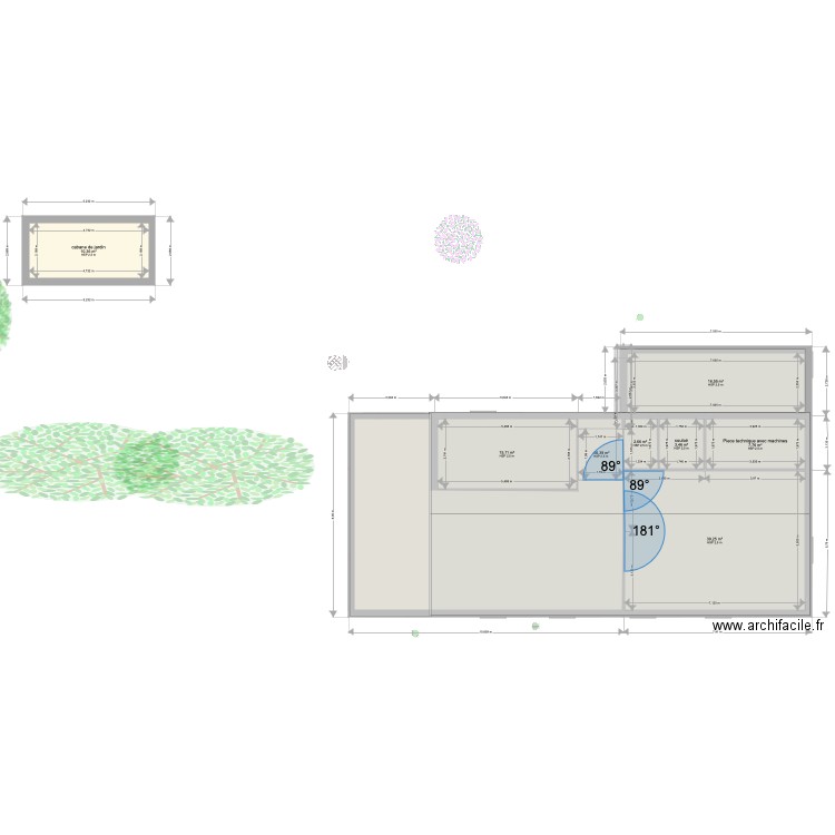 plan 2021 09 20 rez de chaussée suite opposition. Plan de 0 pièce et 0 m2
