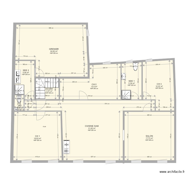 LIBERTE 2IEME 120221 T4. Plan de 0 pièce et 0 m2