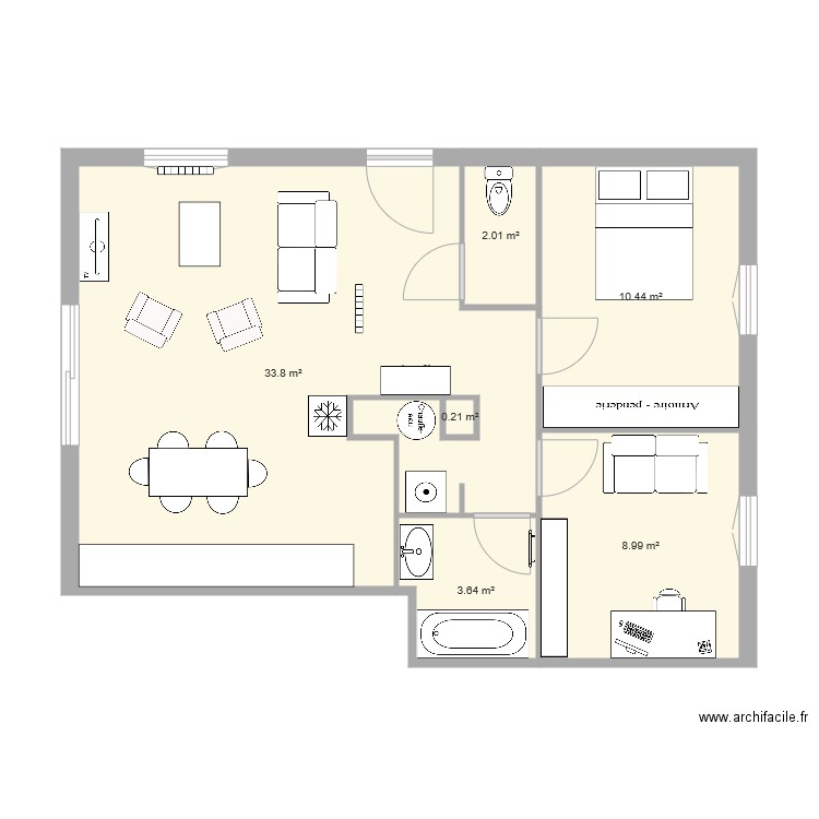 plan appart3. Plan de 0 pièce et 0 m2