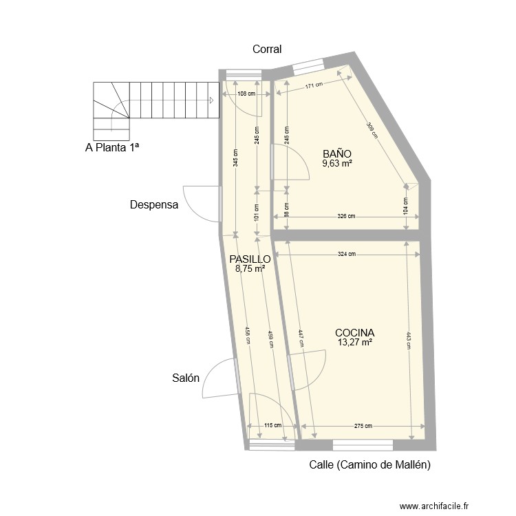 NOVILLAS PLANTA BAJA REAL. Plan de 0 pièce et 0 m2