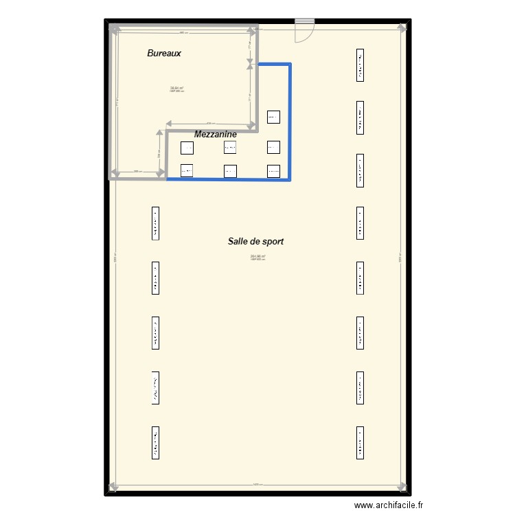Salle de Sport  Sté SALENTEY . Plan de 0 pièce et 0 m2