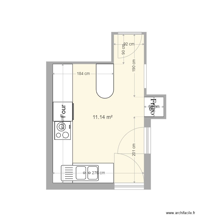 Cuisine Chevrel. Plan de 0 pièce et 0 m2