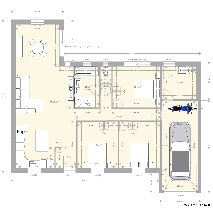 DE MUYNCK 5. Plan de 7 pièces et 113 m2