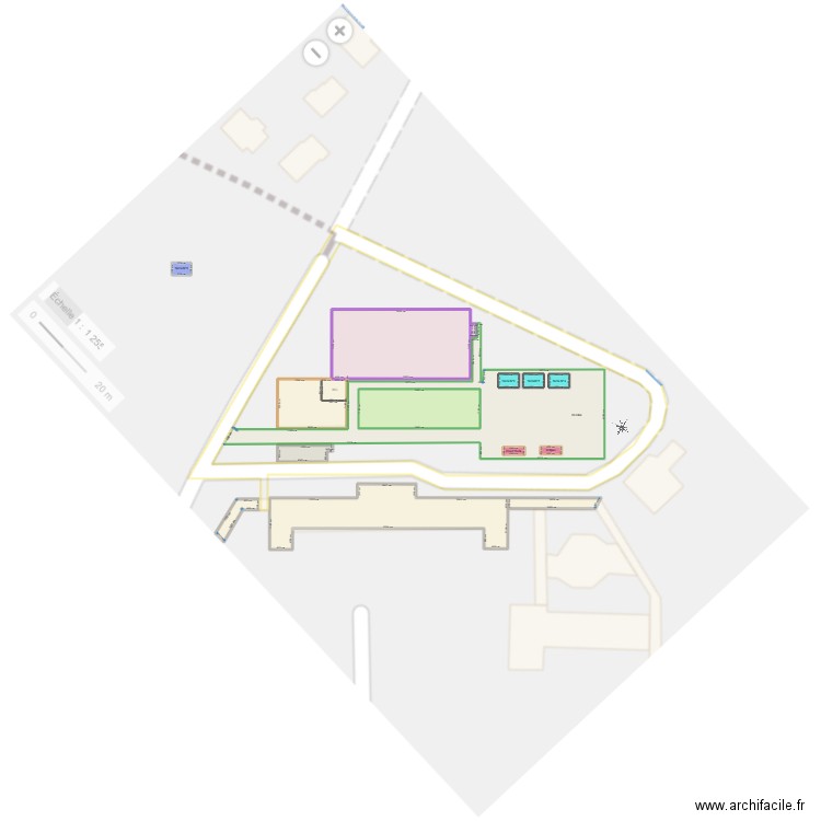 IWCdM Village Ephémère Plan Oragnisation. Plan de 14 pièces et 4228 m2