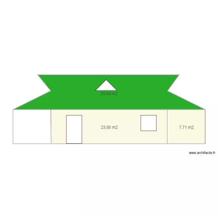 vue de coté DROIT. Plan de vue de coté DROIT. Plan de