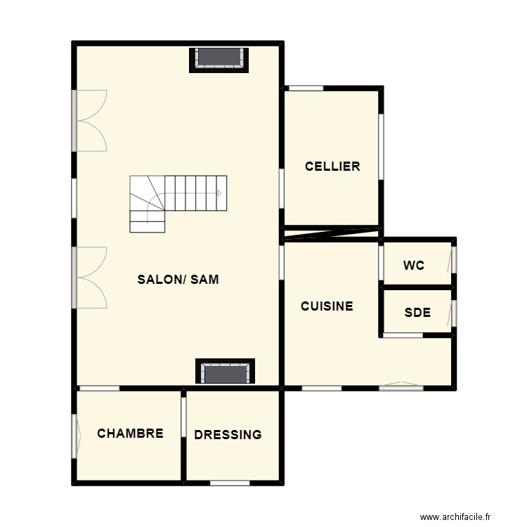 RDC CONNAN. Plan de 0 pièce et 0 m2