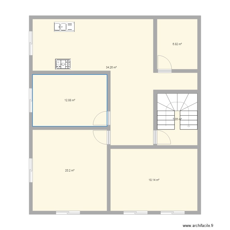 maison r2. Plan de 0 pièce et 0 m2