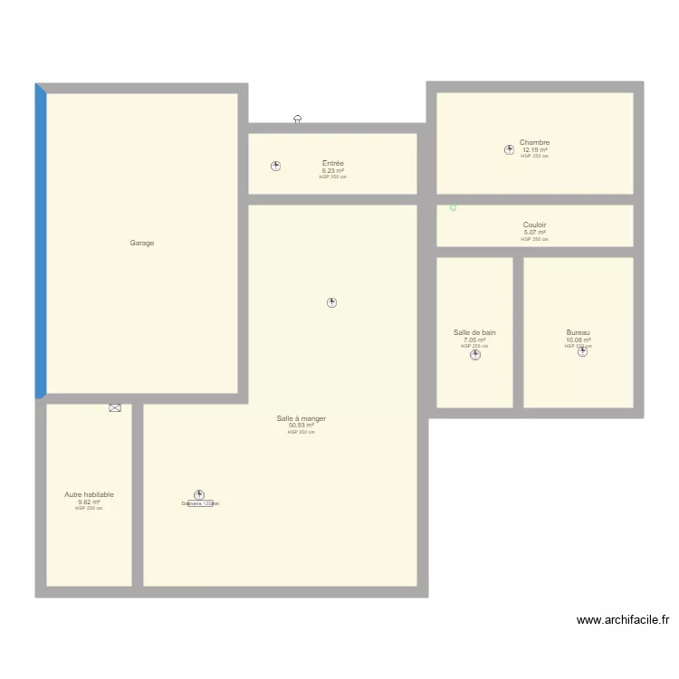 Plan reseau VMC RDC. Plan de 