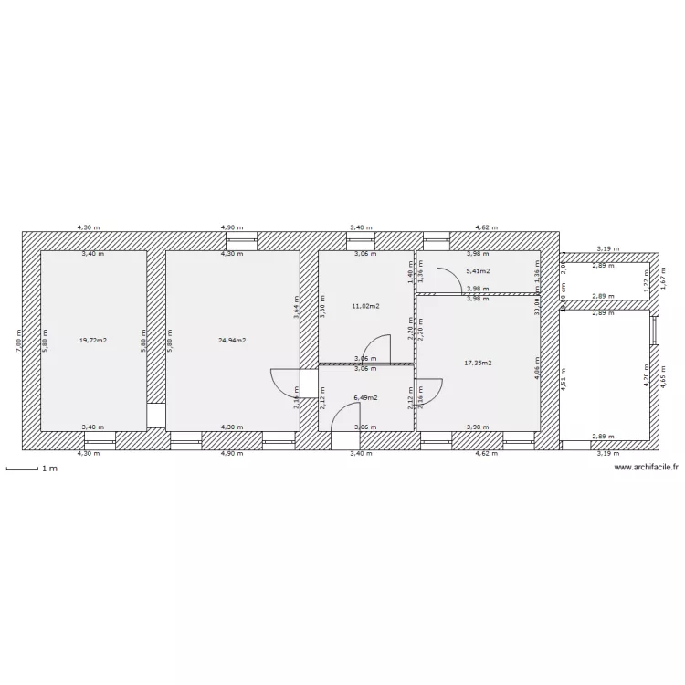 maison de la Dou&eacute;. Plan de 