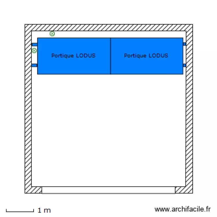 Plan Double 2. Plan de 