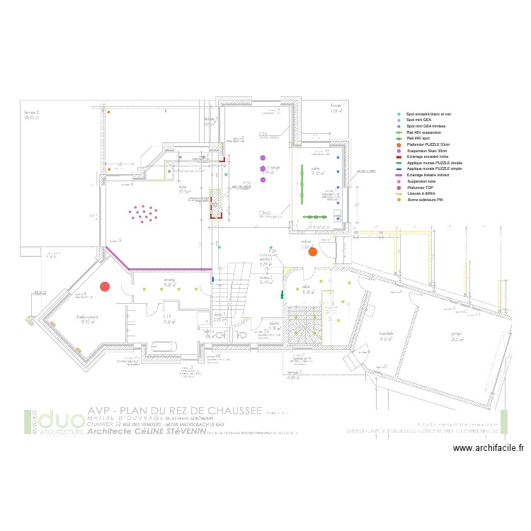 LEROMAIN RDC. Plan de 0 pièce et 0 m2