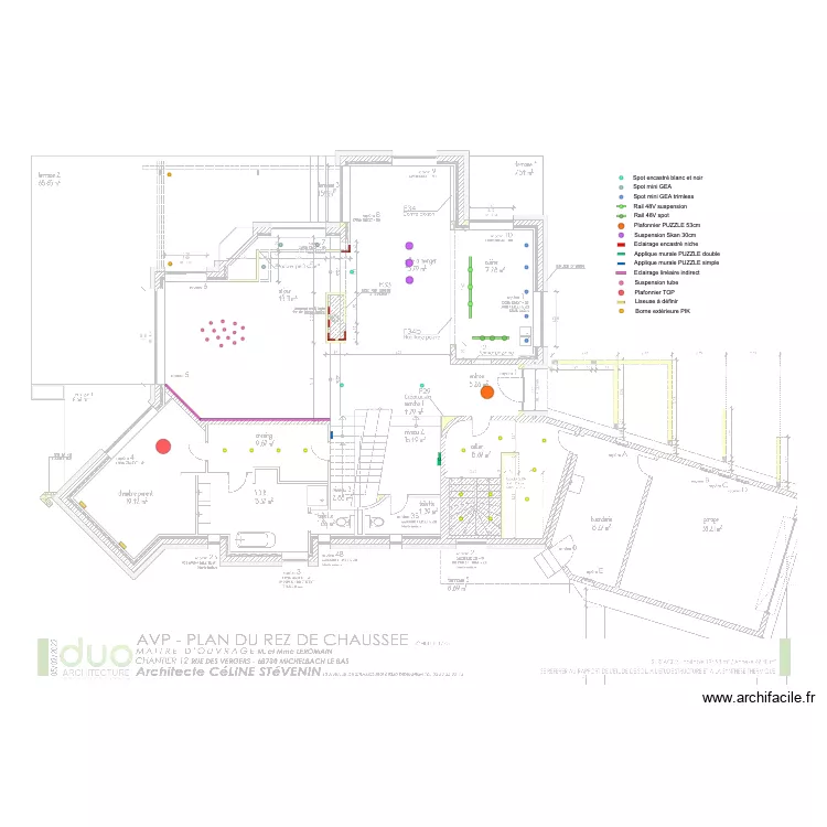 LEROMAIN RDC. Plan de 