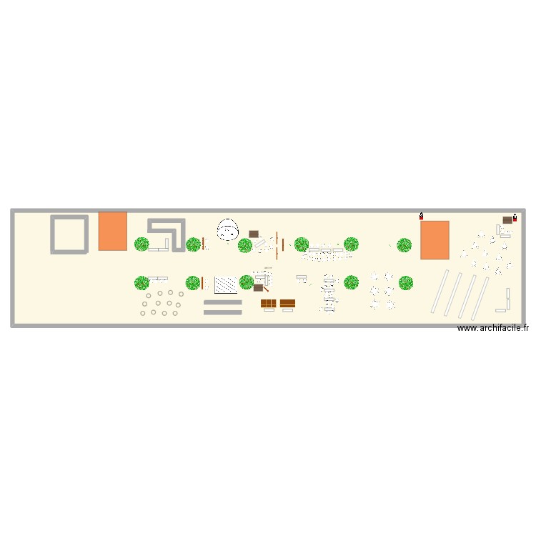 Assemblée générale. Plan de 1 pièce et 369 m2