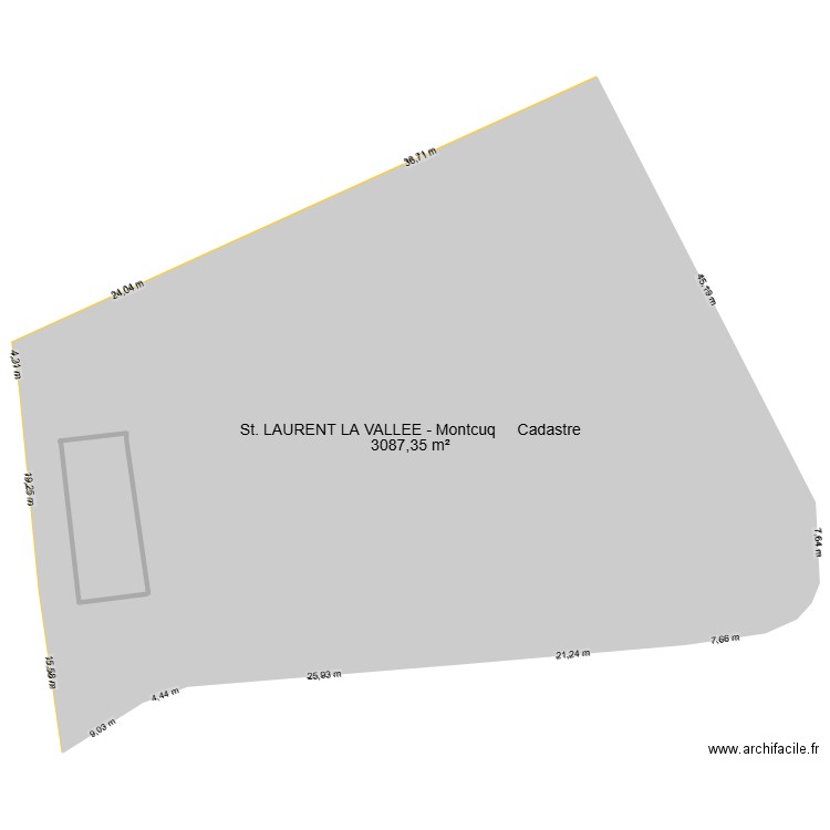 Montque. Plan de 0 pièce et 0 m2