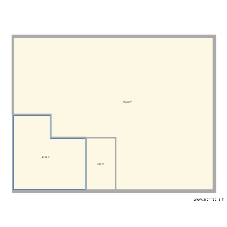 Olympia2. Plan de 3 pièces et 186 m2