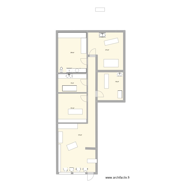 VIP. Plan de 0 pièce et 0 m2