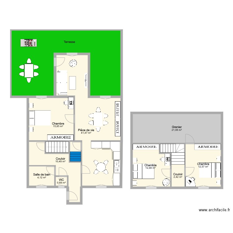 RECEVEUR. Plan de 0 pièce et 0 m2