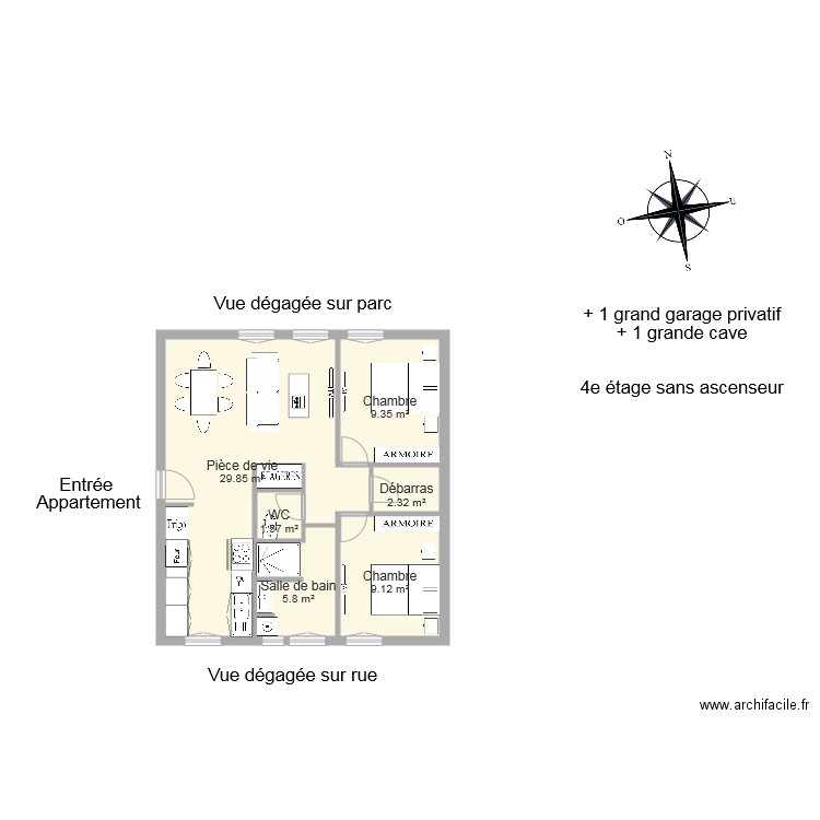 DUMAILLET Alex. Plan de 0 pièce et 0 m2