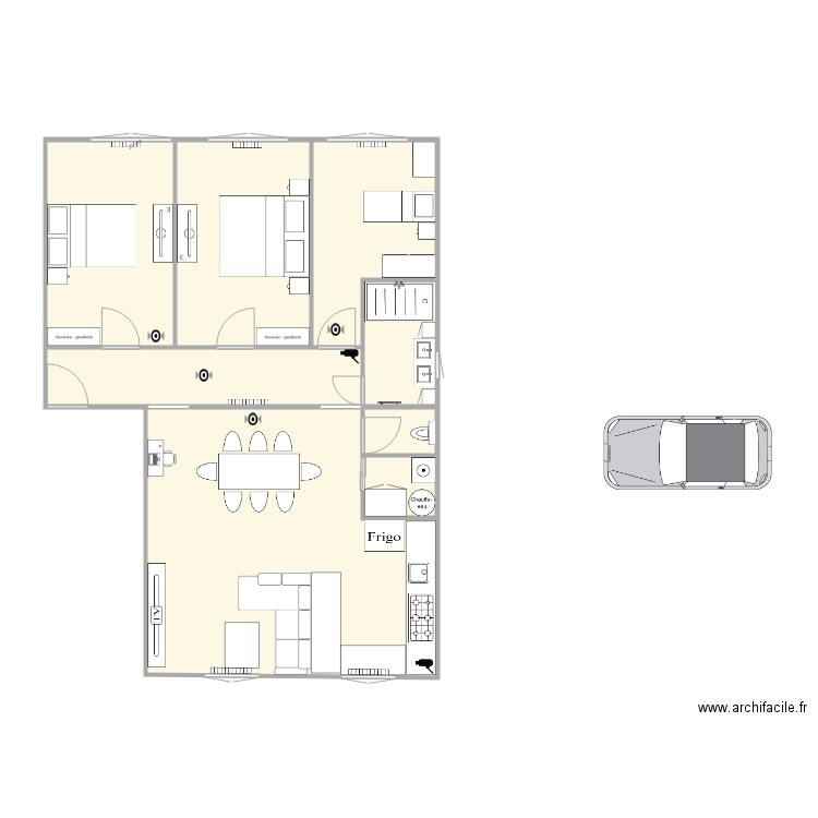 appart st genest ameublement 2. Plan de 0 pièce et 0 m2