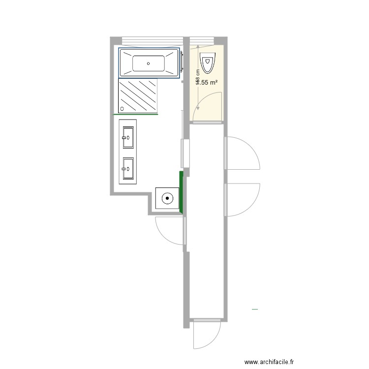 salle de bain dream. Plan de 0 pièce et 0 m2