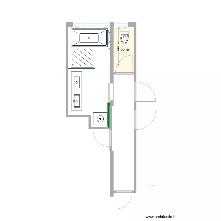 salle de bain dream. Plan de 