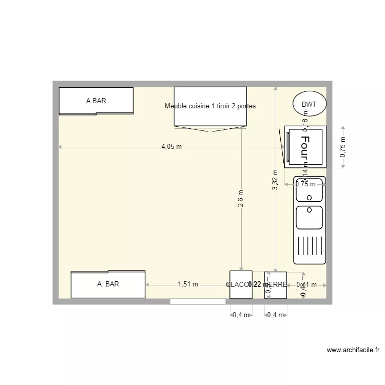 FREDERIC CHETELAT. Plan de 