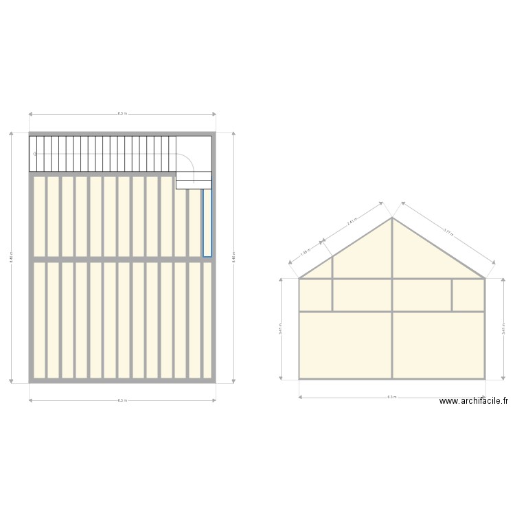 TOIT L21. Plan de 0 pièce et 0 m2