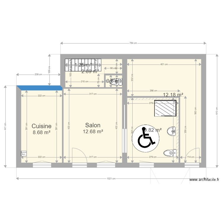 GIBERT CHANTEUGES1. Plan de 0 pièce et 0 m2