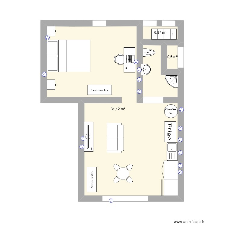appart 2. Plan de 0 pièce et 0 m2