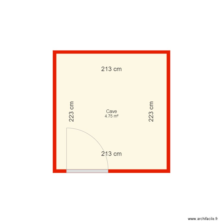 3708 cave côté. Plan de 0 pièce et 0 m2