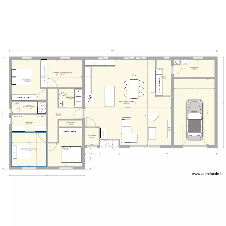 Maison Avo et Mamina 3. Plan de 